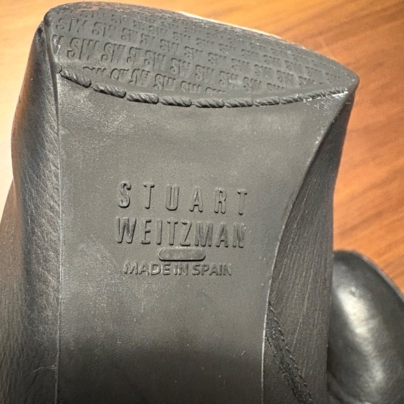 Stuart Weitzman Black Ankle Boots - Picture 7 of 10
